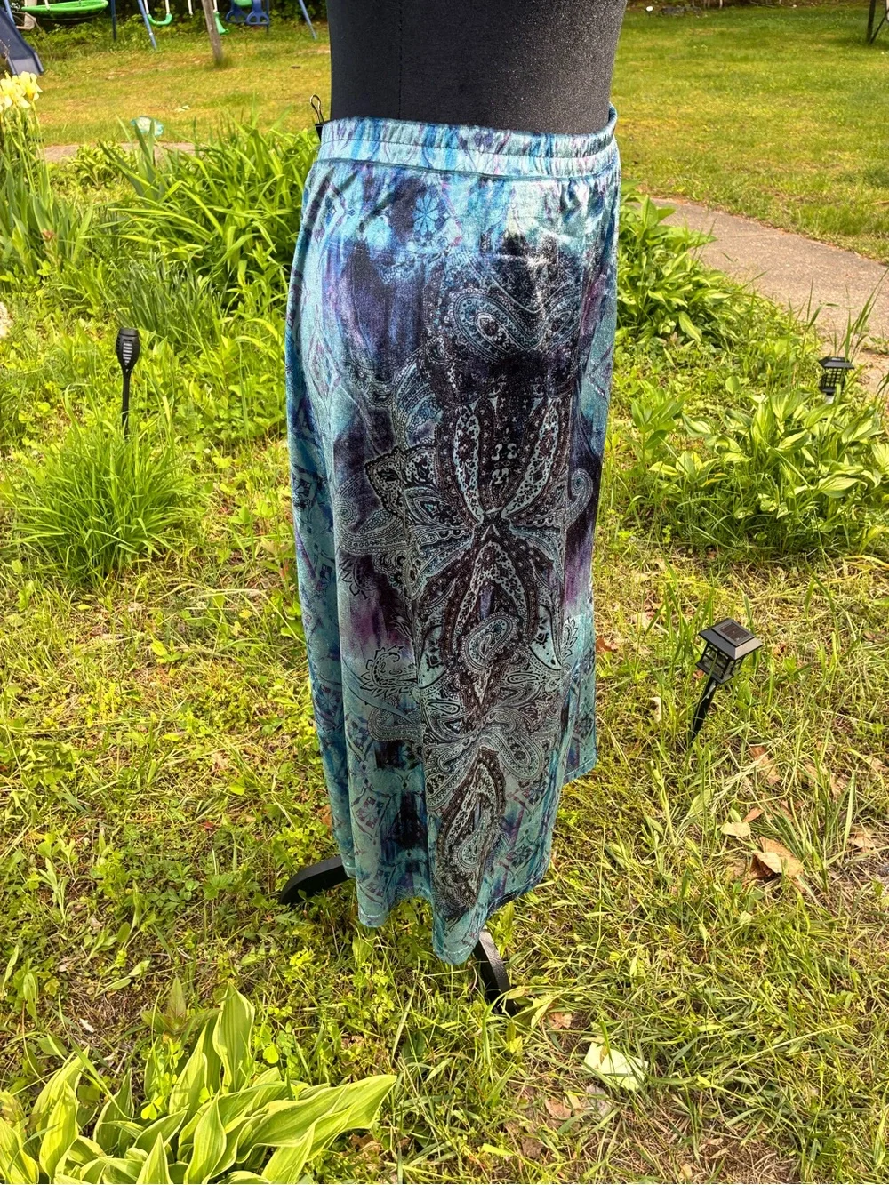 Serengeti Blue and Purple Boho Matching Set | Size Medium | Festival Ready ✨